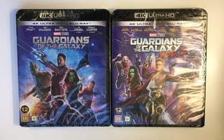 Guardians Of The Galaxy 1 ja 2 (4K Ultra HD + Blu-ray) UUSI