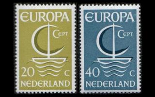 Alankomaat 864-5 ** Europa (1966)