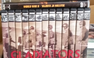 Gladiators sarja + muutama muu -18DVD