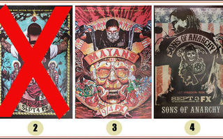 3 isoa Mayans MC & Sons of Anarchy julisteita  8e/kpl