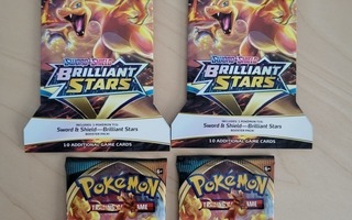 Charizard art work Pokemon kortti boosterit x 4