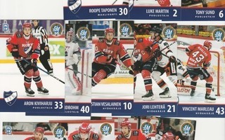 2024/25 Blueline  Team set + Box card 7 eri joukkuetta