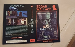 Sininen käsi (Edgar Wallace) VHS kansipaperi / kansilehti