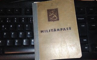 Sotilaspassi Militärpass E/JR4 Lovisa Pernaja PK999/12