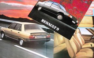 1984 Renault 9 esite - suom - 24 sivua - KUIN UUSI