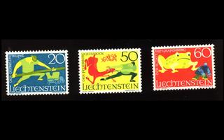 Liechtenstein 518-20 ** Satuja (1969)