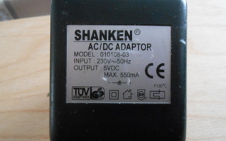 SHANKEN AC/DC ADAPTOR OUTPUT 5VDC