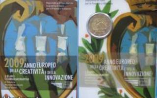 San Marino 2 euron erikoiskolikko 2009 "ANNO EUROPEO"