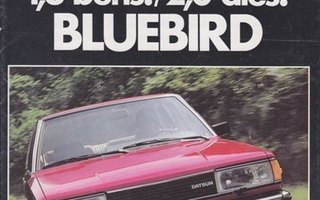 Datsun Bluebird -esite 80-luvun alusta