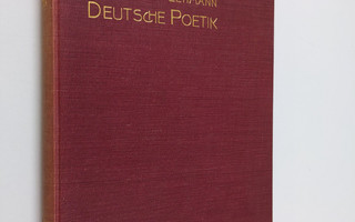 Rudolf Lehmann : Deutsche poetik