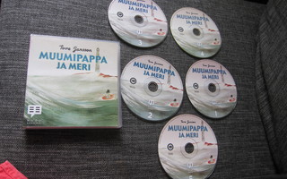 Tove Jansson - Muumipappa ja meri (äänikirja, CD hienokunto