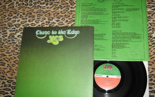 YES - Close To The Edge - LP 1972 prog rock EX+