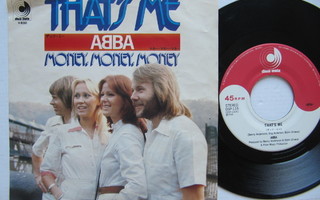 ABBA That's Me / Money, Money, Money 7" sinkku Japanilainen
