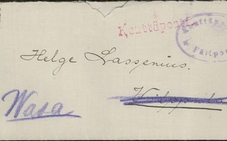 1918 24.2. kp-kirje, Wilppulan asemaleima