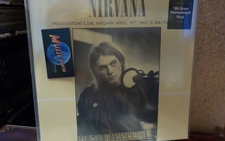 NIRVANA - BROADCASTING LIVE KAOS-FM -87 & SNL-TV-92 UUSI LP+