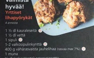 Yrttiset lihapyörykät Postikortti