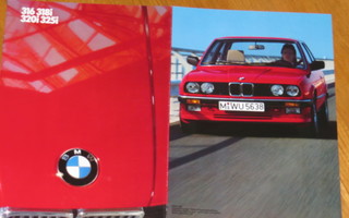 1987 BMW 300 sarja esite - KUIN UUSI - 34 sivua - suom - M3