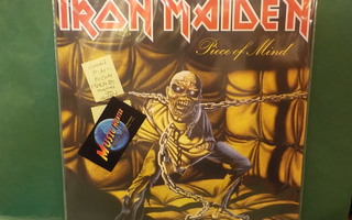 IRON MAIDEN - PIECE OF MIND M-/M- EU 2014 REMASTERED LP