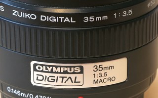 == Olympus Zuiko Digital 35mm 1:3.5 Makro-objektiivi FT