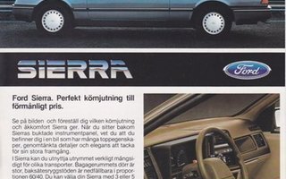 Ford Sierra -esite 80-luvun alusta