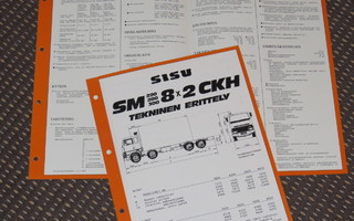 1983 Sisu SM CKH 8x2 esite - KUIN UUSI - kuorma-auto truck