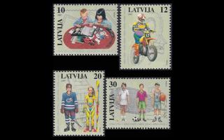 Latvia 459-62 ** Nuorten harrastuksia (1997)