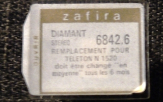 Levysoittimen neula Zafira Diamant 6842.6 (Teleton N 1520)