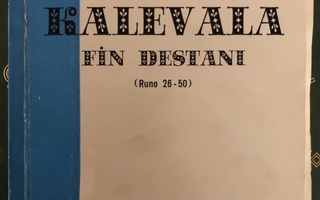 KALEVALA Fin Destani (Ankara 1966) turkinkielinen