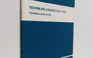 Tekniikan sanastoja 1979 Tekniska ordlistor
