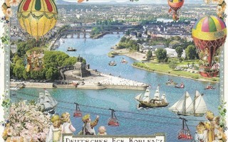 Koblenz, Saksa (Tausendschön-kortti)