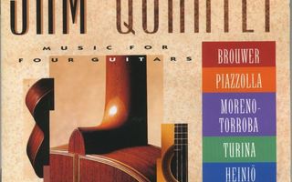JAM-QUARTET Music For Four Guitars - CD 1992 - Piazzolla ym.