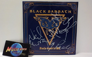 BLACK SABBATH - FEELS GOOD TO ME EX-/EX 7" + NIMMARIT!