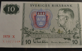 Ruotsi 1979 10 Kronor Tähti
