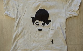 Virallinen Charlie Chaplin T-paita lapsille (7-8, 128cm)