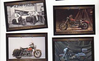 Harley Davidson, keräilykortit, 8 kpl.