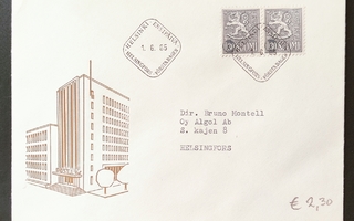 1965 FDC Yleismerkki 0,30 mk