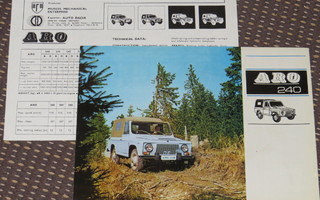 1981 ARO 240 4x4 4x2 esite - KUIN UUSI - Romania