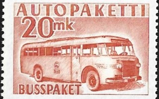 1952 AP 7 kirkkaanoranssi 20 mk  ** LaPe AP 7 b