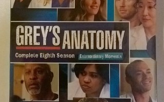 dvd, Greyn anatomia 8. kausi (Grey's Anatomy 8th S.)  6 dvd