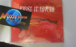 QUEENS OF THE STONE AGE - FIRST IT GIVETH PROMO CDS