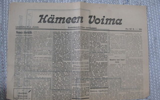 Sanomalehti : Hämeen voima  24.12.1910