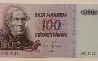 100 markkaa 1976