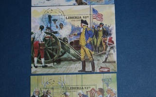 Liberia postimerkki blokit