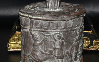 Aito roomalainen kuvitettu hopearasia 300 luvulta Ag