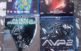 Predator leffoja 4 erilaista blu-ray / dvd