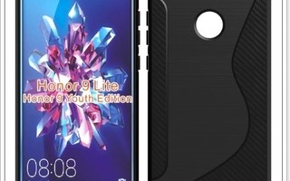 Huawei Honor 9 Lite - Musta geeli-suojakuori #24806