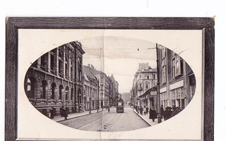 VANHA Postikortti Helsinki Raitiovaunu 1900-l