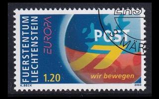 Liechtenstein 1310 o Europa julistetaide (2003)