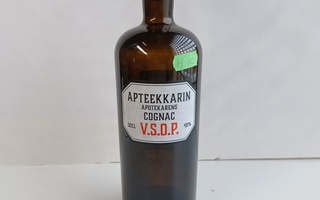 Kerkkä 41/08/24 Apteekkarin Cognac V.S.O.P. -konjakkipullo