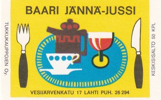 Lahti. Baari Jännä - Jussi  .     b412